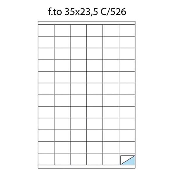 Etichete 72/A4 35x23.5 100/cutie
