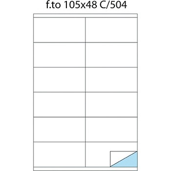 Etichete Markin 105x48mm 100coli A4/cutie Alb Etichete Markin 105x48mm 100coli A4/cutie Alb