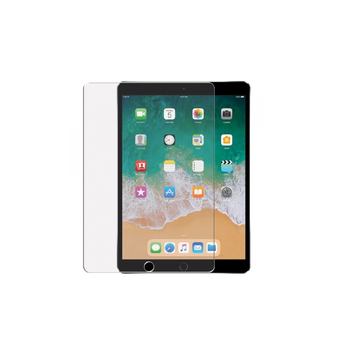 SOHO Védőfólia, iPad 5, iPad 6, iPad Air 1, iPad Air 2 és iPad Pro 2016 készülékekhez, Biztonsági üveg, Átlátszó