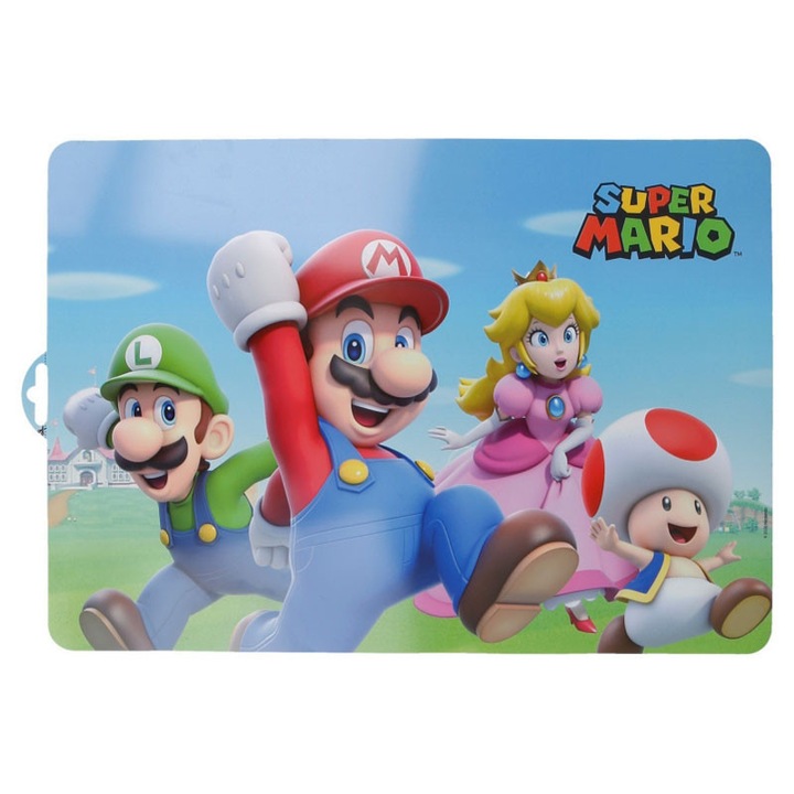 Suport farfurie pentru servit masa Super Mario Multicolor