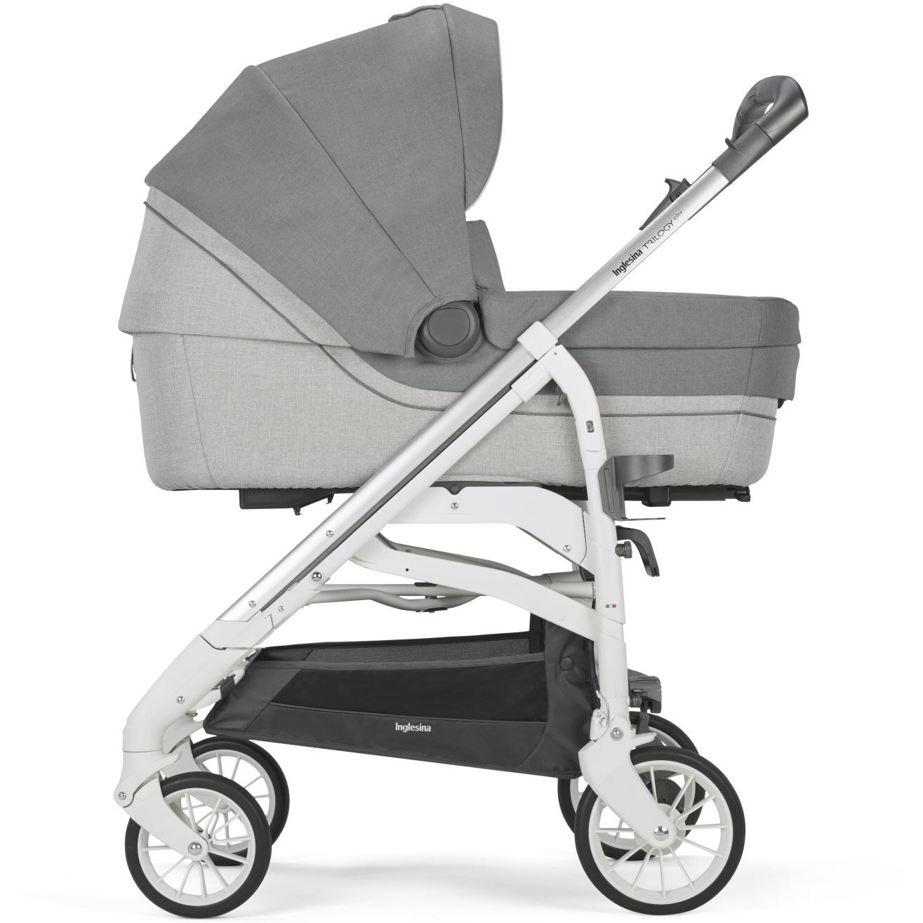 Количка 3 в 1 Inglesina Trilogy System Quattro Cayman Silver - eMAG.bg