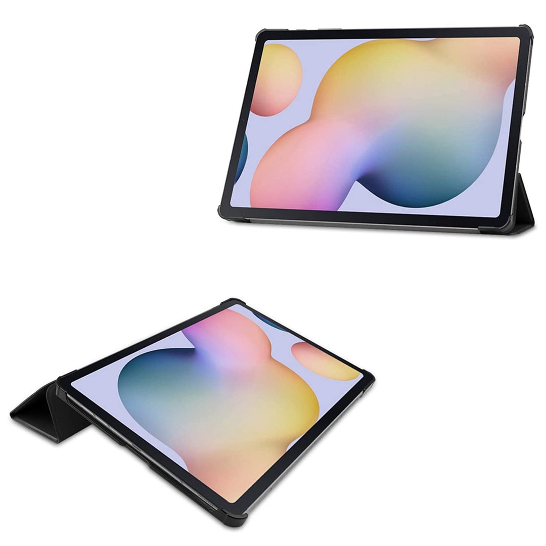 Husa tableta din piele pentru Samsung Galaxy Tab A7 Lite 8.7 inch T220 / T225 (2021), Protectie Completa, Functie de Stand, Negru