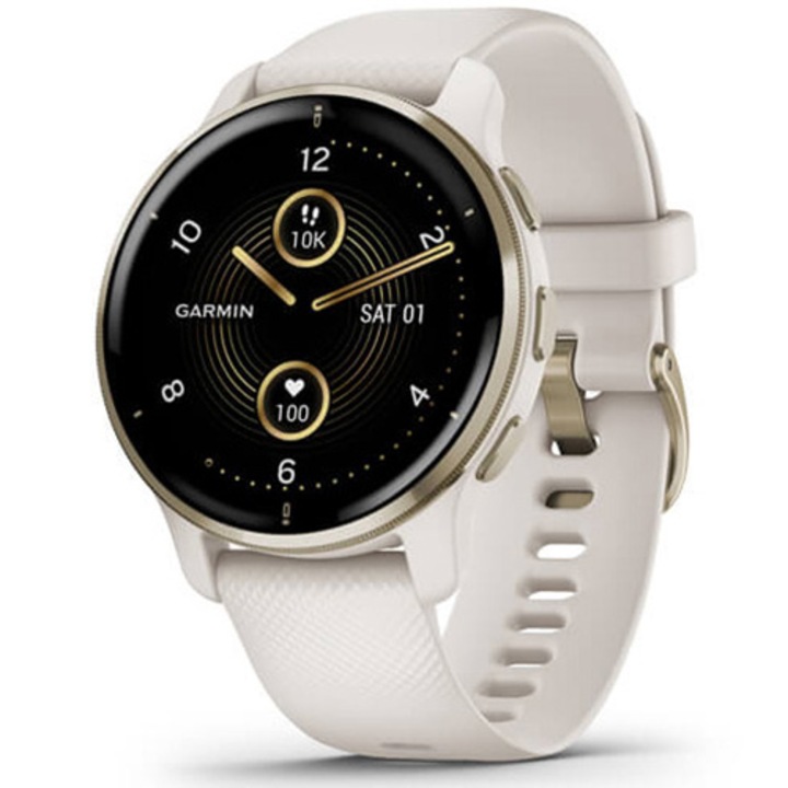 Smartwatch Garmin Venu 2 Plus, Ivory/Cream