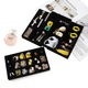 Organizator bijuterii, Arhatreya®, Catifea, 21x12x2.5 cm, Negru