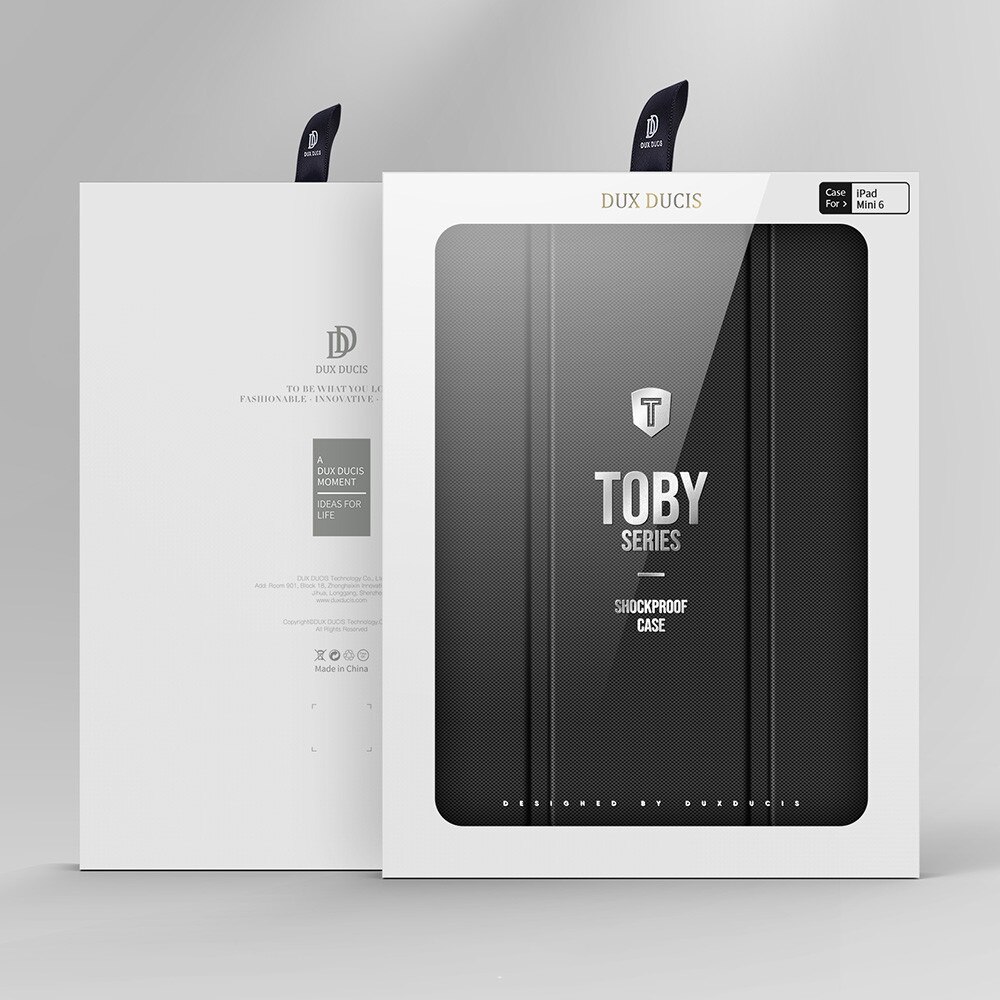 Husa pentru iPad Mini 6 2021 8.3 Dux Ducis Toby series smart cover neagra