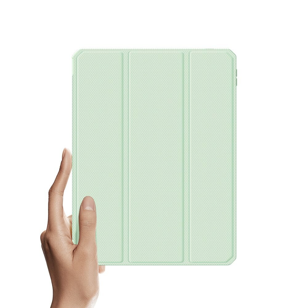 Husa pentru iPad Pro 12.9 2021 Dux Ducis Toby smart cover green