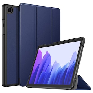 Husa protectie tableta FoldPro compatibila cu Samsung Galaxy Tab A7 Lite 8.7 inch T220/T225 2021, Albastru