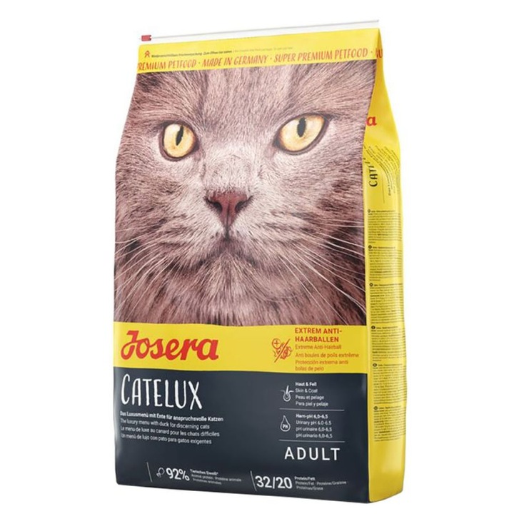 Hrana uscata pisici adulte pretentioase, JOSERA Cat Catelux, cu pasare 400 g