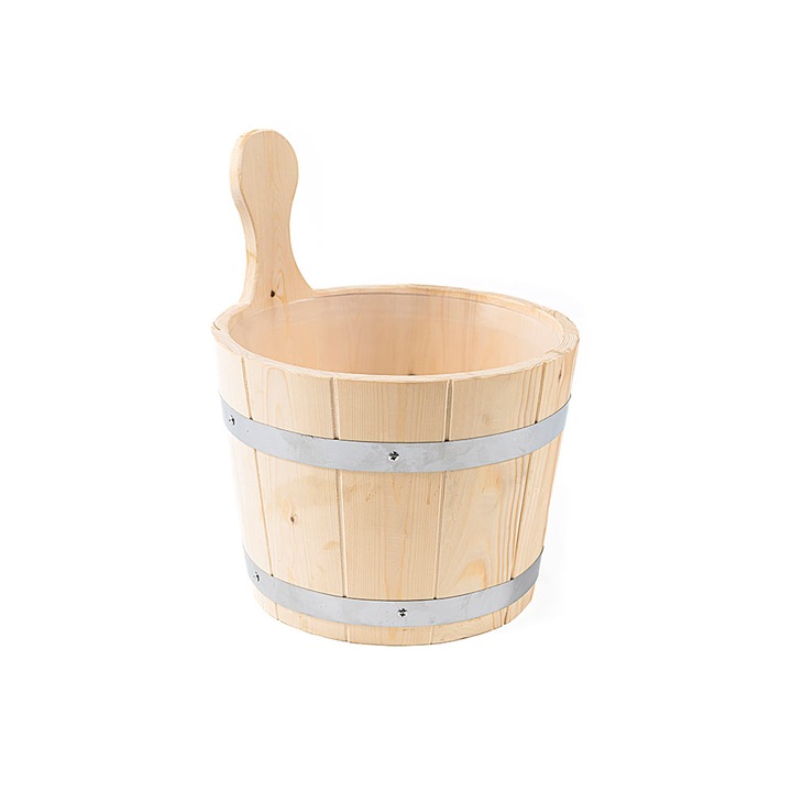 Galeata lemn pin sauna Waincris 5 litri UA-3