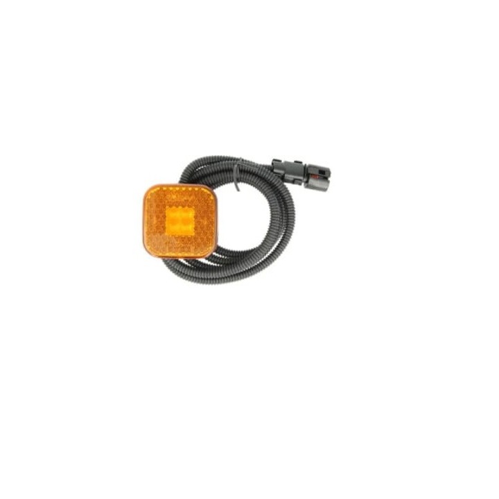 Габаритна лампа, съвместима LED 12-24V, оранжева, модел 26, 65x65mm