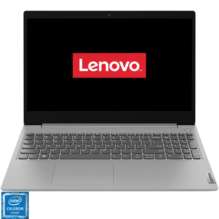 Лаптоп Lenovo IdeaPad 3 15IGL05, Intel® Celeron® N4020, 15.6", Full HD, RAM 4GB, 256GB SSD, Intel® UHD Graphics 600, No OS, Platinum Grey