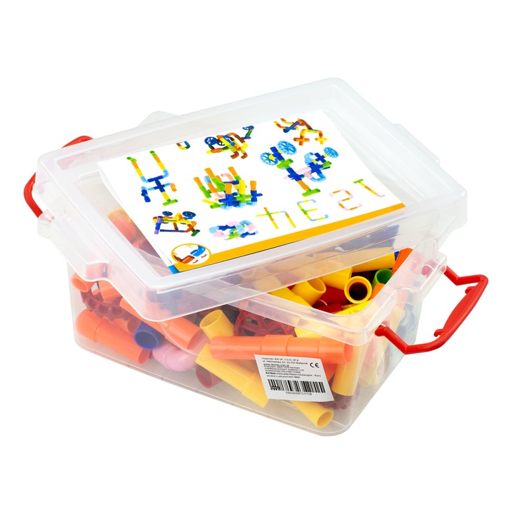 Конструкционни пръчки, 84 елемента, Многоцветни