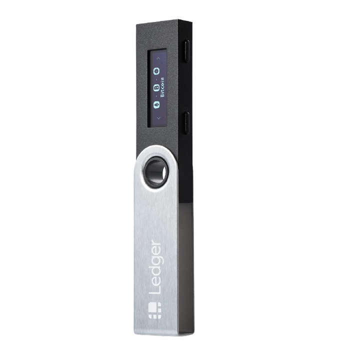 Електронен портфейл Ledger, Nano S, Черен