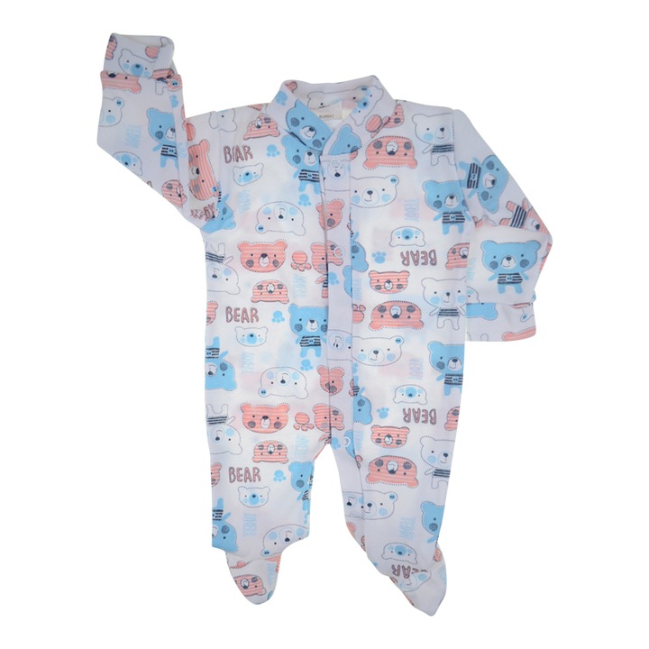 Salopeta cu maneca lunga pentru baieti Mini Junior SPBMJ-124, Multicolor 65324