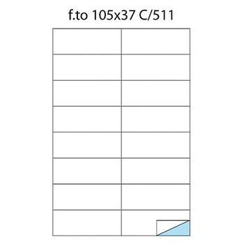Etichete 16/A4 105x37 100/cutie Etichete 16/A4 105x37 100/cutie