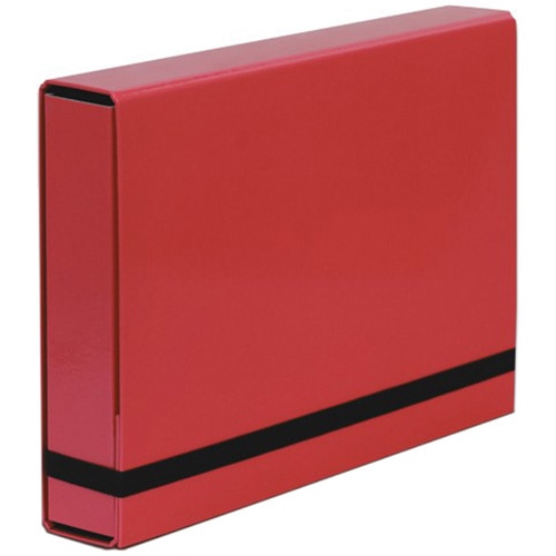 Mapa carton Vaupe, plastifiata, cu elastic, 55mm, 341, rosu