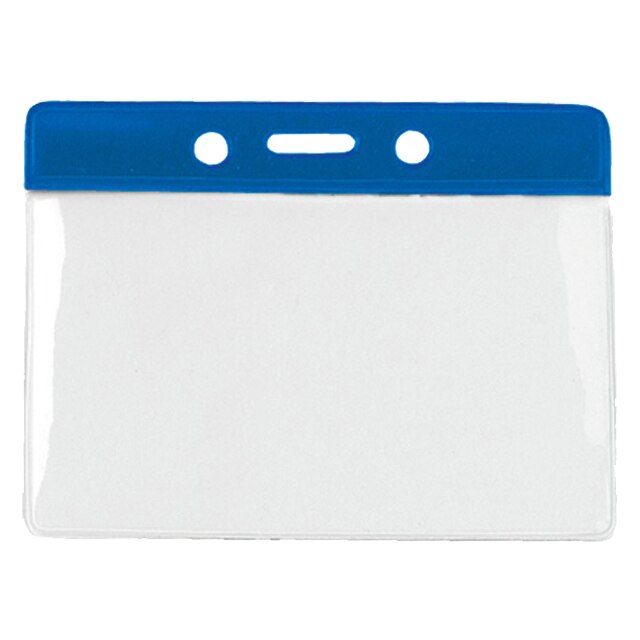 Portecuson orizontal banda color, Albastru