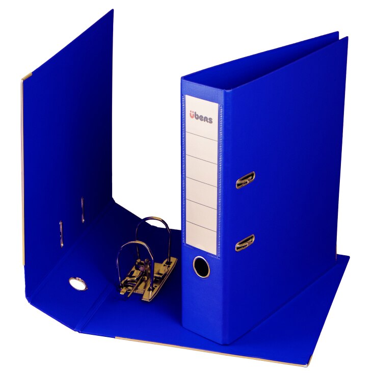 Biblioraft A4 PVC 75mm Ubers, Albastru