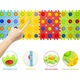 48 ​​részes építőkészlet, Bubble Build Pop gyerek játék