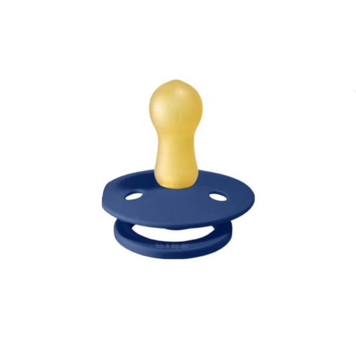 Suzeta anatomica din latex S Bibs Midnight 010349, Albastru 0-3 luni 3-6 luni