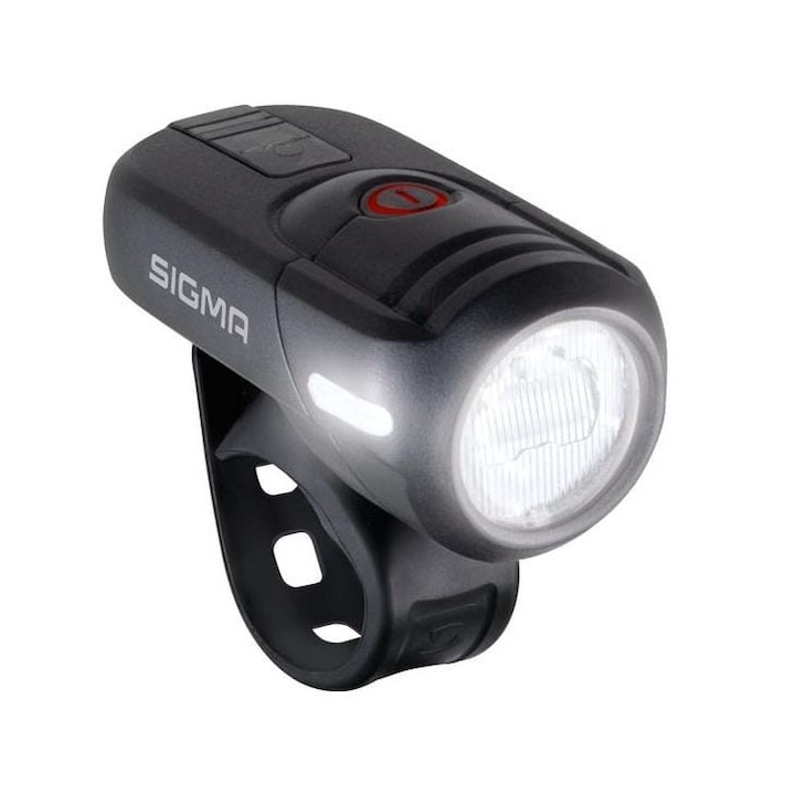 Far pentru bicicleta Sigma Aura 45, USB, Negru