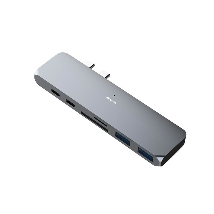 Hub adaptor Motrix dual Thunderbolt pentru MacBook Pro / Air