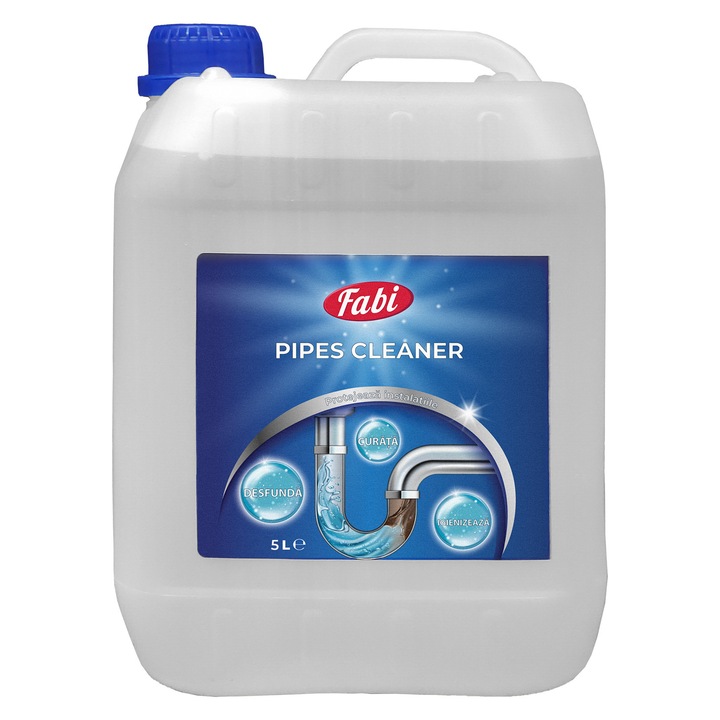 Detergent Pipes Cleaner, Fabi, 5L, elimina mirosurie neplacute din tevi