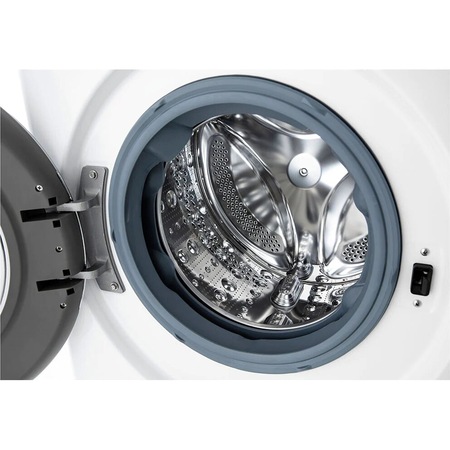 Masina de spalat rufe Slim LG F2WV9S8P2E, 8.5 kg, 1200rpm, Clasa A, AIDD, Wi-Fi, Steam Plus, Turbo wash, Alb