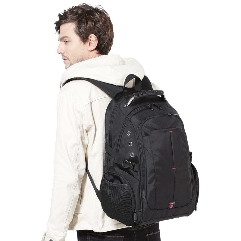 Rucsac laptop 15.6 inch, port USB, rezistent la apa, sistem fixare pe valiza, buzunar antifurt,, model sport casual BANGE, BG1905BK, Negru
