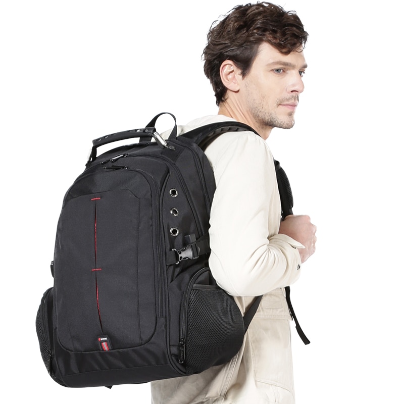 Rucsac laptop 15.6 inch, port USB, rezistent la apa, sistem fixare pe valiza, buzunar antifurt,, model sport casual BANGE, BG1905BK, Negru