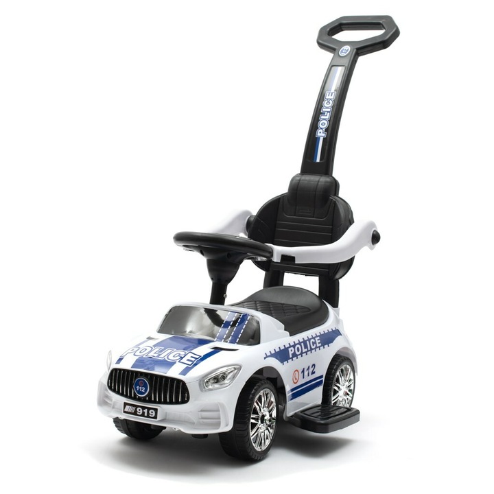 Masinuta 3 in 1 pentru baieti BabyMix Police 45827, Multicolor
