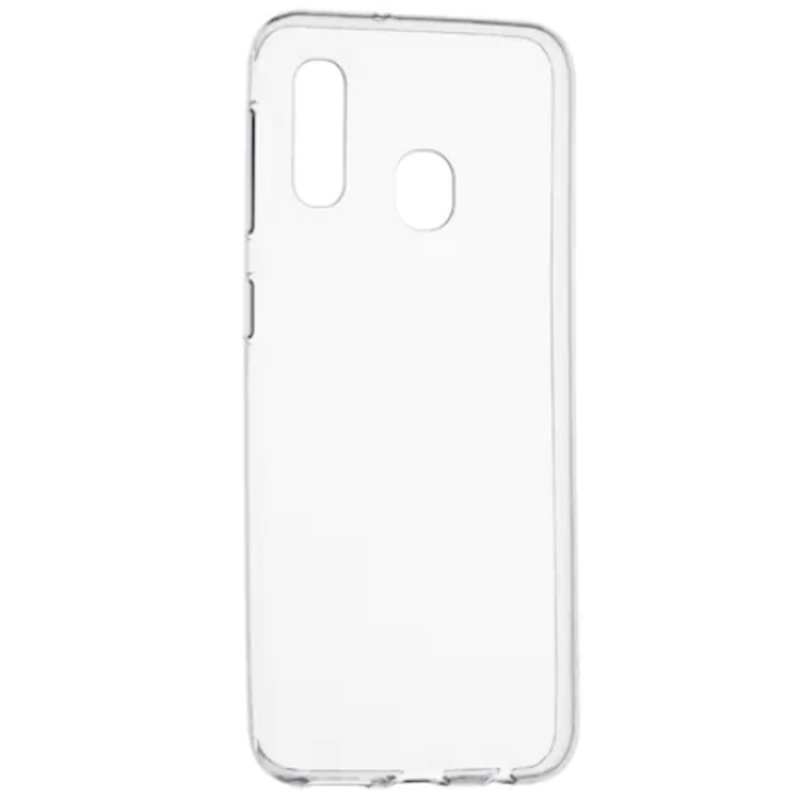 Защитен калъф Clear Case Premium, Силиконов, За Samsung A20E, Прозрачен
