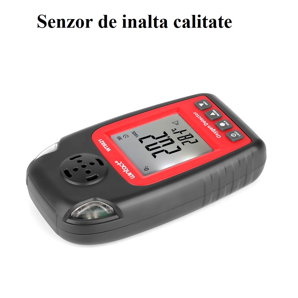 Rilevatore Di Ossigeno Portatile Jadeshay | Monitor O2 0-25% Vol | Con Allarme E Display LCD - Foto 4