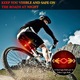 Set semnalizator Bicicleta, Zggzerg, Incluse claxon, Incarcare USB, 5 moduri de lumina, IP65 Rezistent la Apa si Praf, Usor de Instalat, Negru