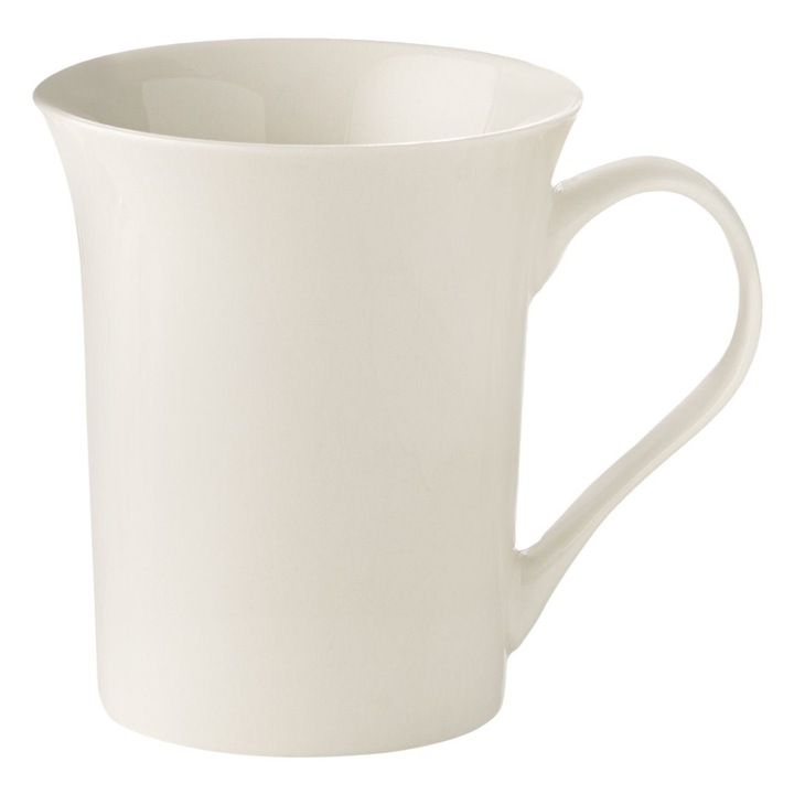 Cana alba de portelan, 345 ml