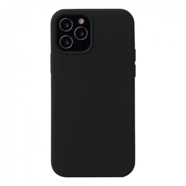 Husa din silicon pentru iPhone 12 Mini, Negru
