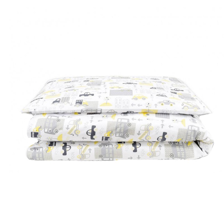 Комплект спално бельо 5 части 135 х 100 см MimiNu 146650-2, Многоцветен