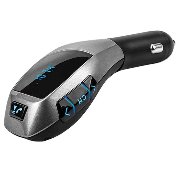 Modulator auto X5, functie Bluetooth, radio FM, functie Handsfree, slot card MicroSD, Selling Depot