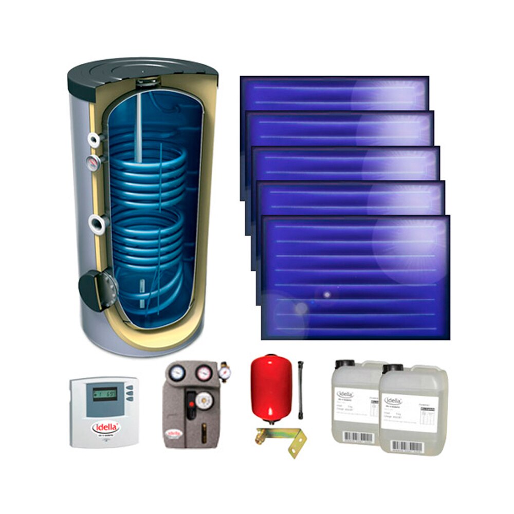 Kit panouri solare Idella Smarty One ISMO 5x1 - 300.2BS