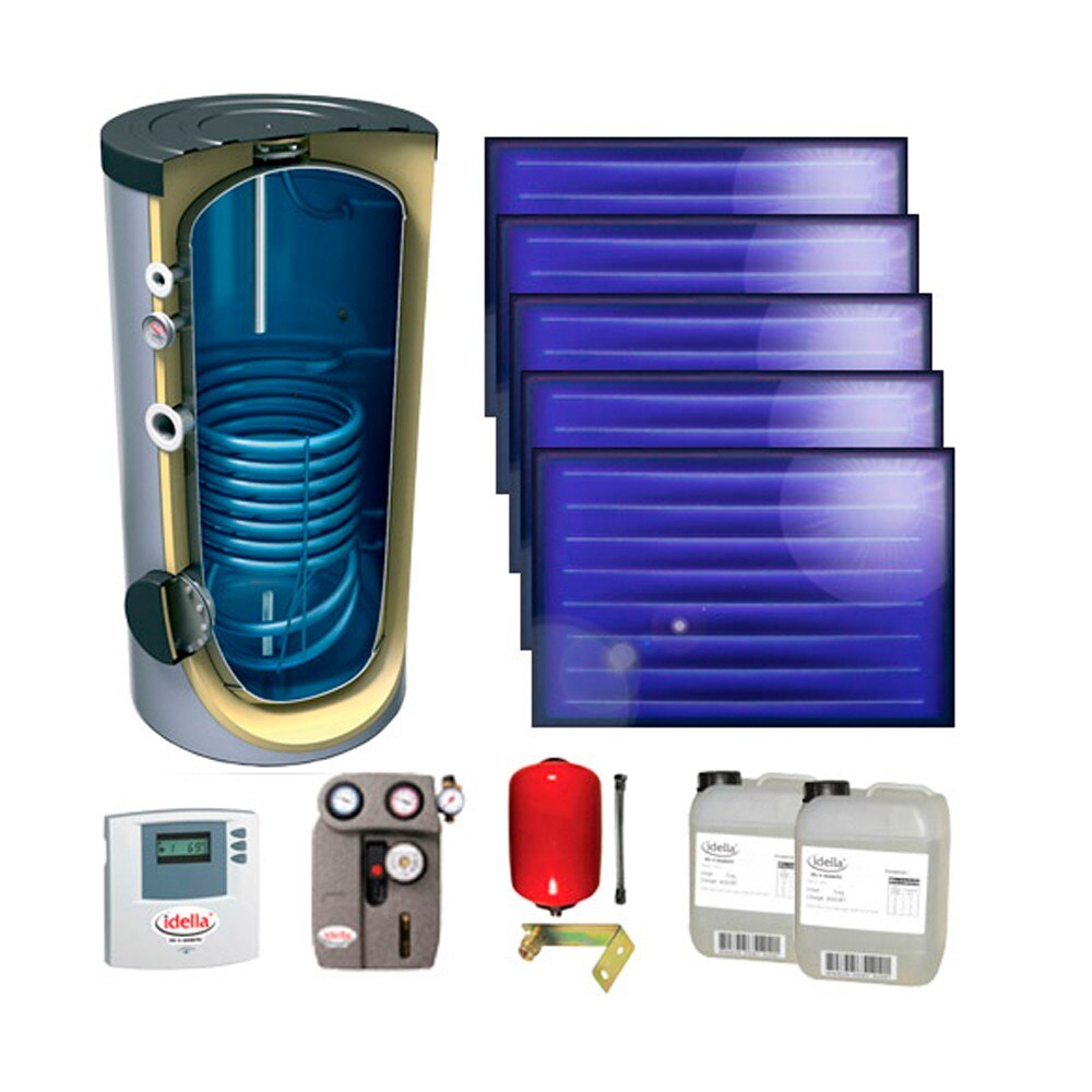 Kit panouri solare Idella Smarty One ISMO 5x1 - 300.1BS