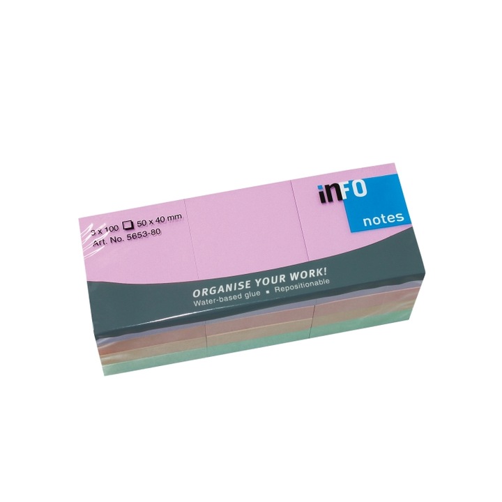 Notes adeziv Harmony 12x40x50mm