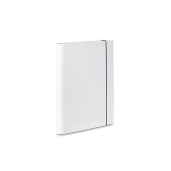 Mapa carton plastifiat Vaupe, cu elastic, 25mm, 310, alb Mapa carton plastifiat Vaupe, cu elastic, 25mm, 310, alb