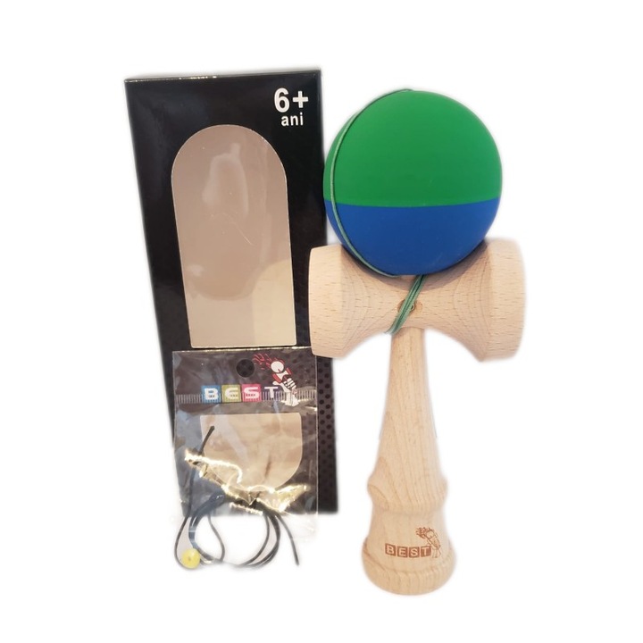 Kendama Best Grip, 2 цвята - Зелен, Син