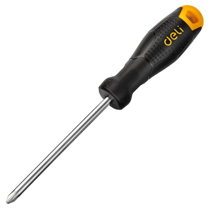 Кръстата отвертка Deli Tools, PH1x75mm