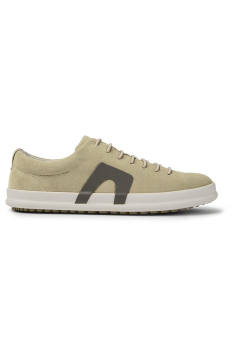 Camper, Pantofi sport de piele nabuc Chasis, Bej