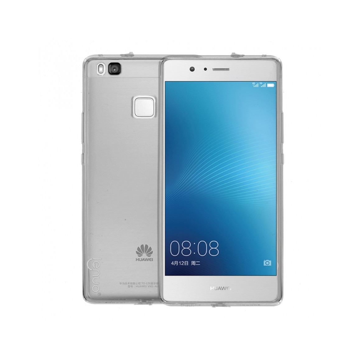 Carcasa protectie spate LENUO 0.6mm din gel TPU pentru Huawei P9 lite, gri