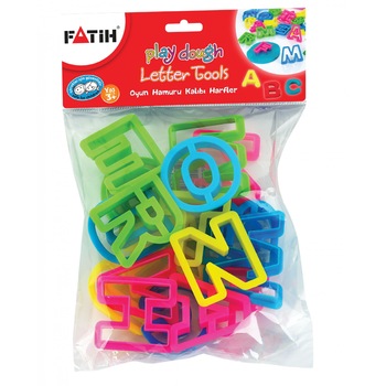 Forme modelat plastilina, Fatih, Model litere, 26 buc/set Forme modelat plastilina, Fatih, Model litere, 26 buc/set