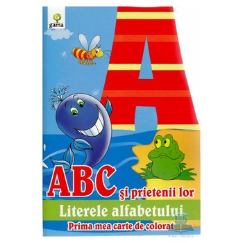 ABC si prietenii sai, Carte colorat ABC si prietenii sai, Carte colorat