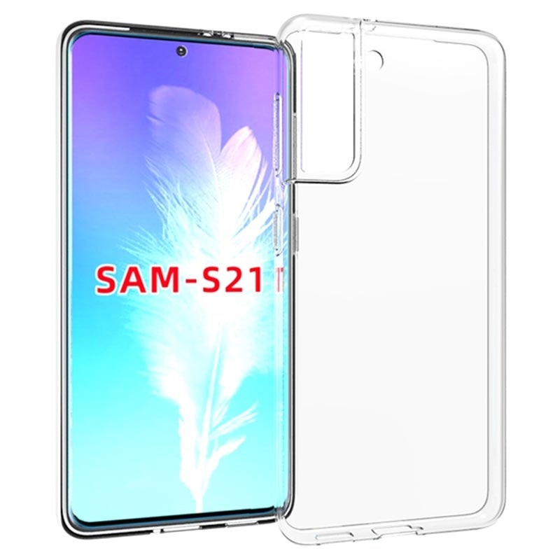 Husa de Protectie, Silicon Premium pentru Samsung S21, Transparent