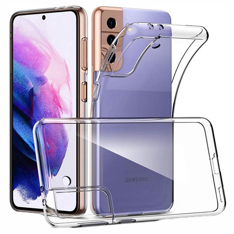 Husa de Protectie, Silicon Premium pentru Samsung S21, Transparent